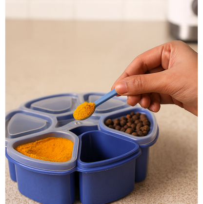 Versatile Kitchen Masala Box with Unique Design