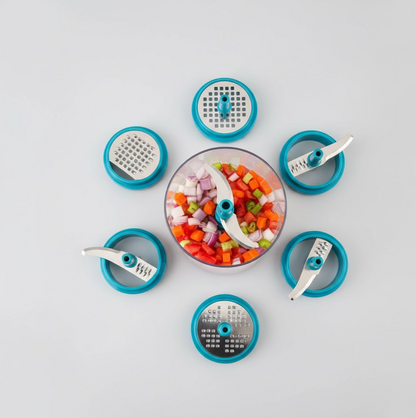 Ganesh Master Chopper with 5 Stainless Steel Blades, XL Large Jumbo Chopper (900 Ml)