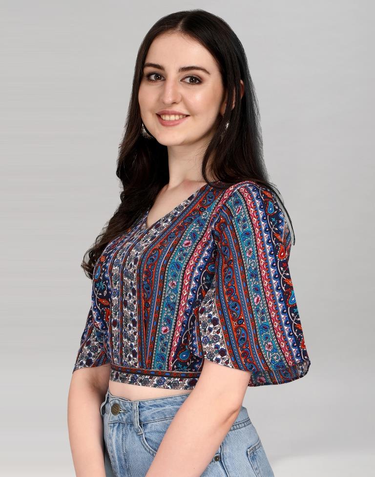 Multicolour Printed Top 