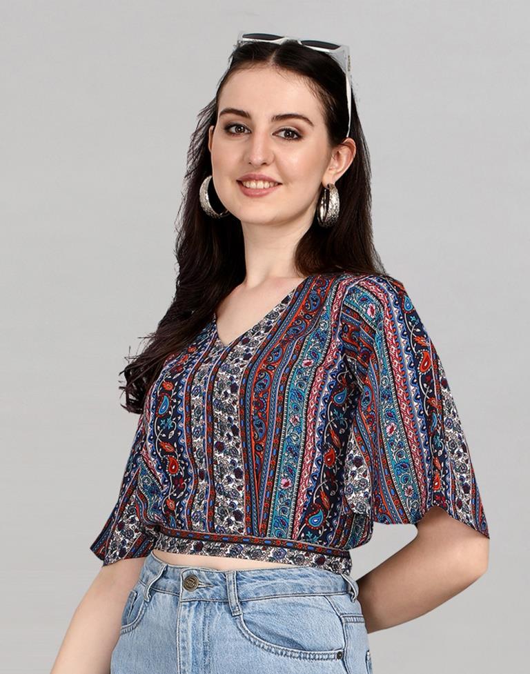 Multicolour Printed Top 