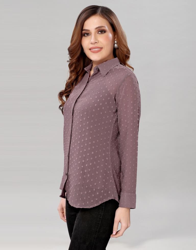 Dark Dusty Pink Rotta Butti Shirt