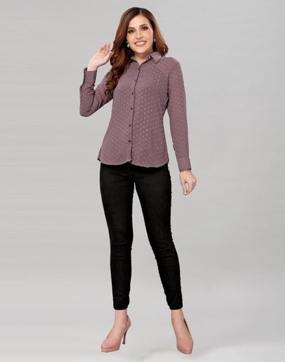 Dark Dusty Pink Rotta Butti Shirt