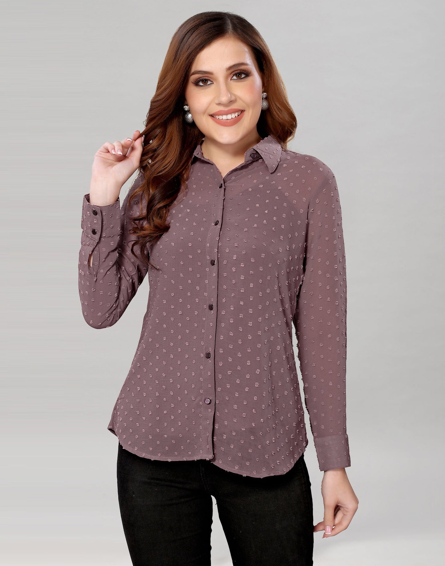 Dark Dusty Pink Rotta Butti Shirt