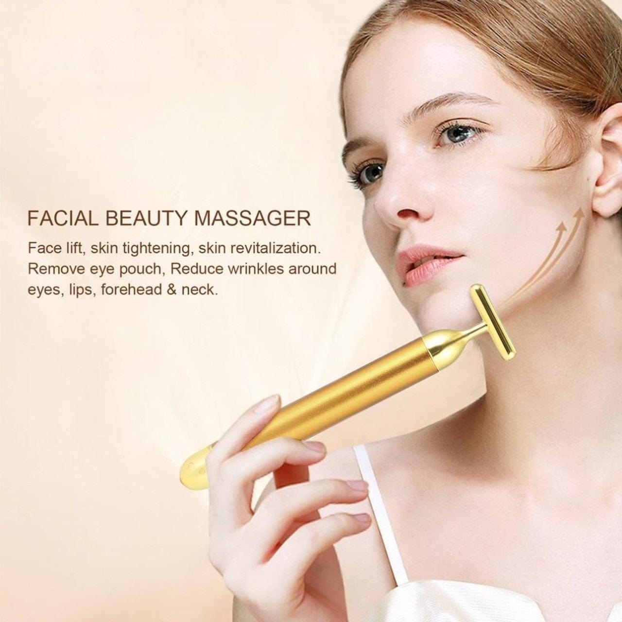 24k Gold Face Massager - Shopsy