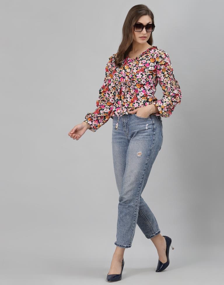 Multicolour Printed Top 