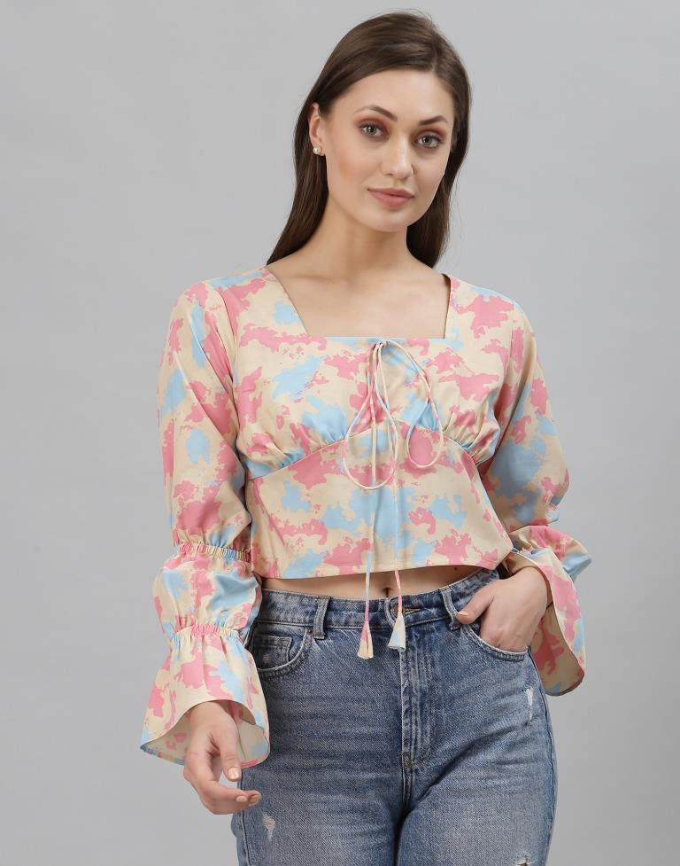 Multicoloured Printed Top 