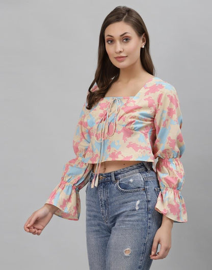 Multicoloured Printed Top 