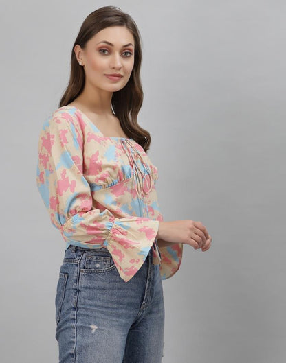 Multicoloured Printed Top 