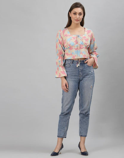 Multicoloured Printed Top 