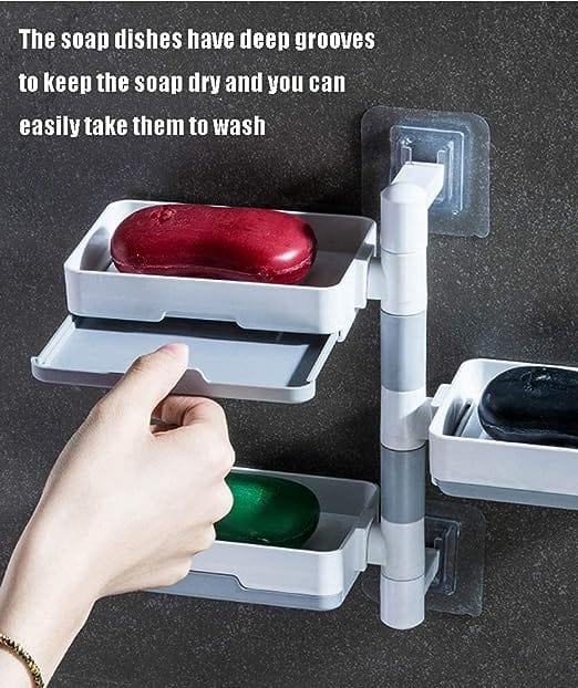 3 Layer Soap Dish Holder For Bathroom Shower And Kitchen - Shopsy