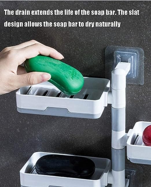 3 Layer Soap Dish Holder For Bathroom Shower And Kitchen - Shopsy