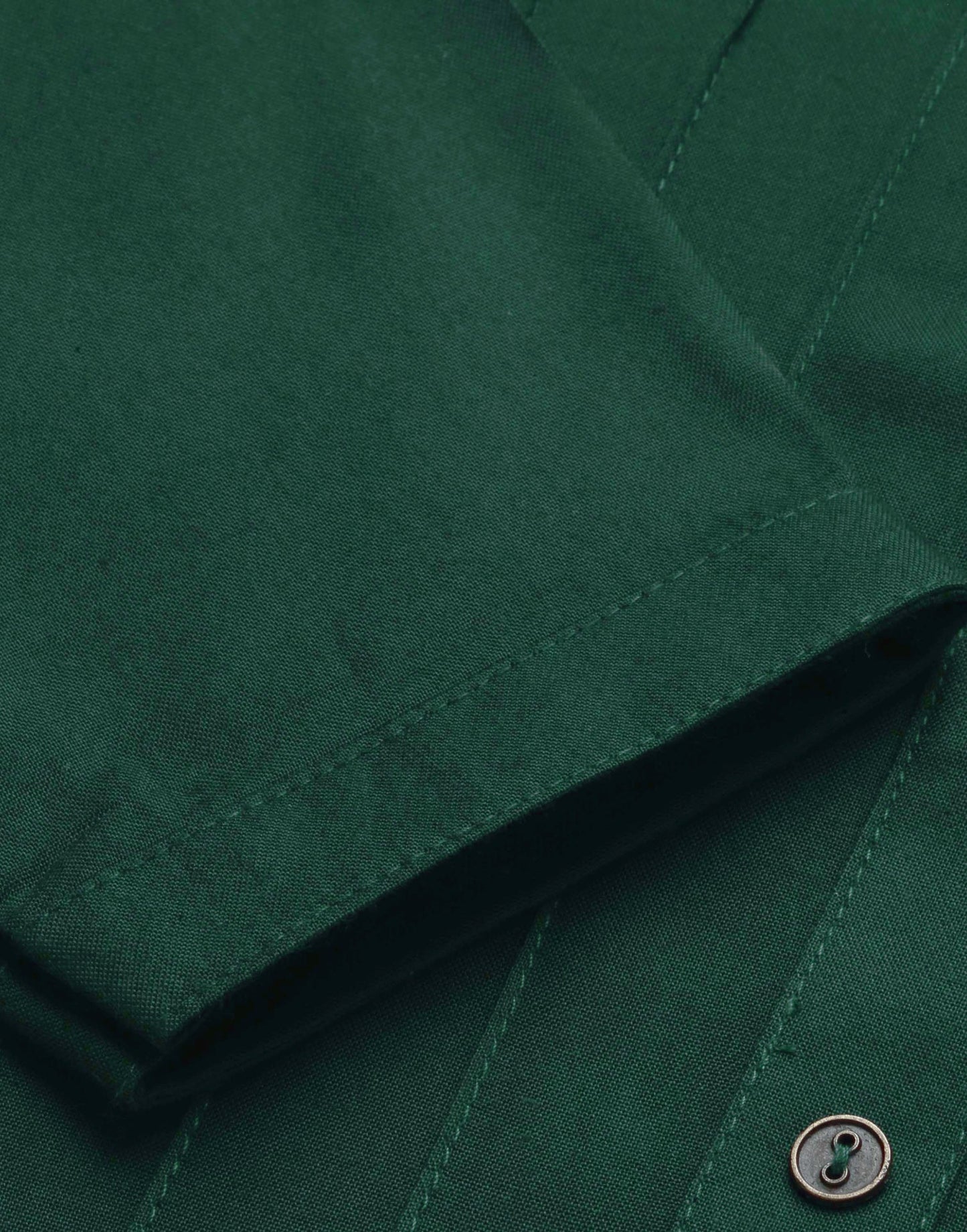 Bottle Green Pleated Tops 