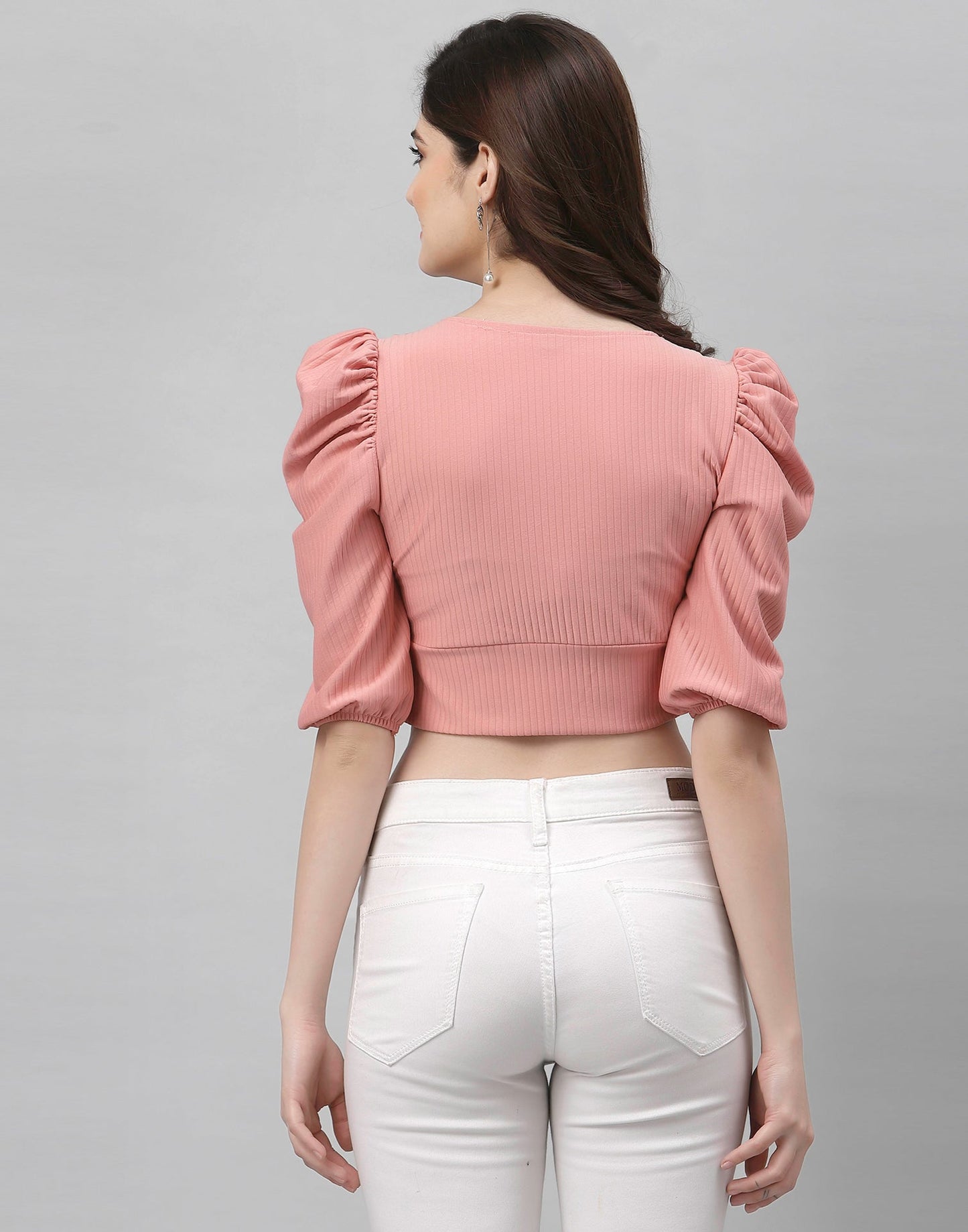 Light Pink Drawstring Top 