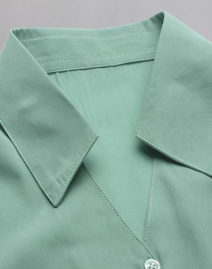 Mint Green Casual Shirt