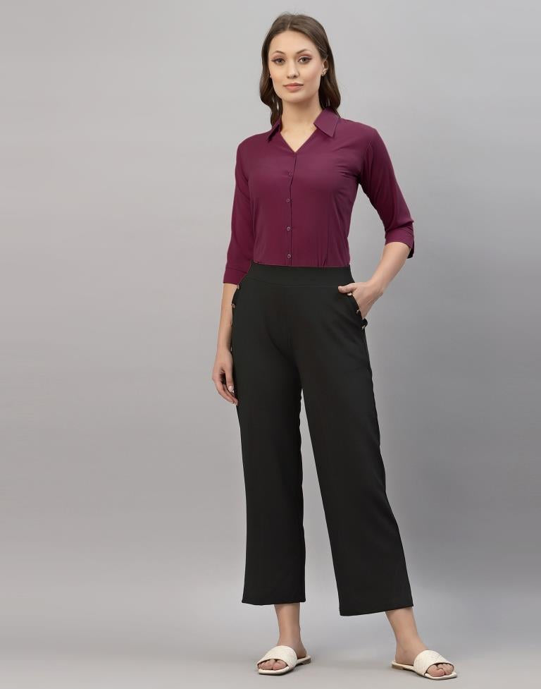 Wine Casual Shirt