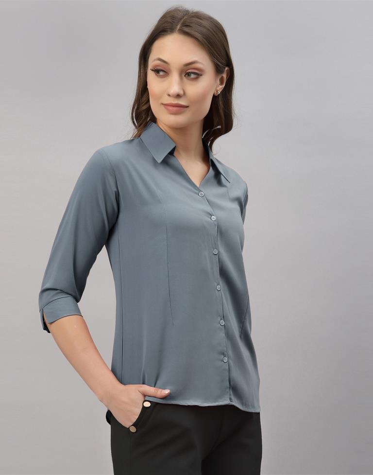 Grey Casual Shirt