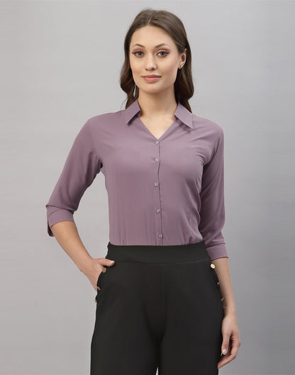 Lavender Casual Shirt