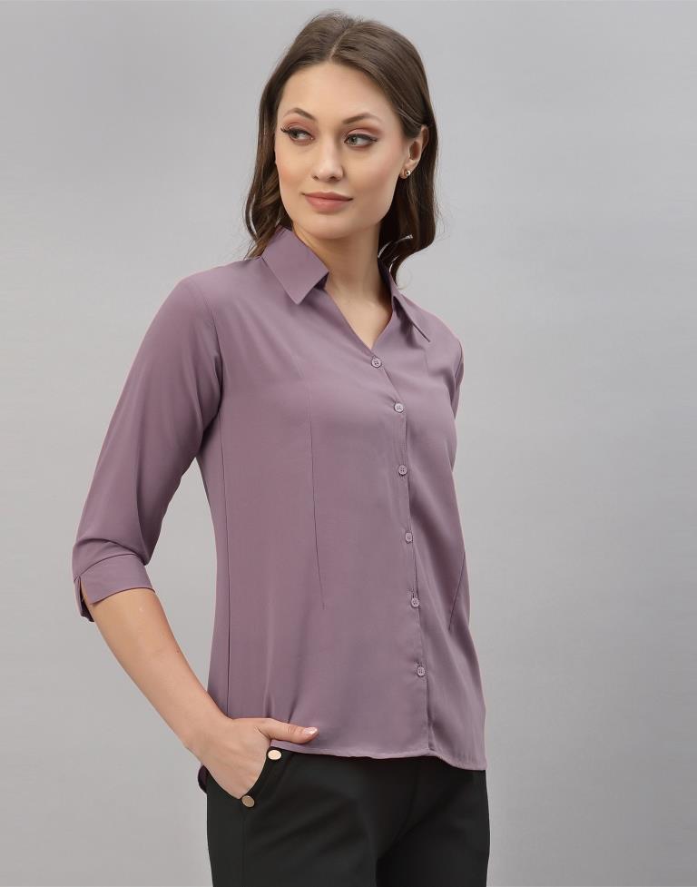 Lavender Casual Shirt