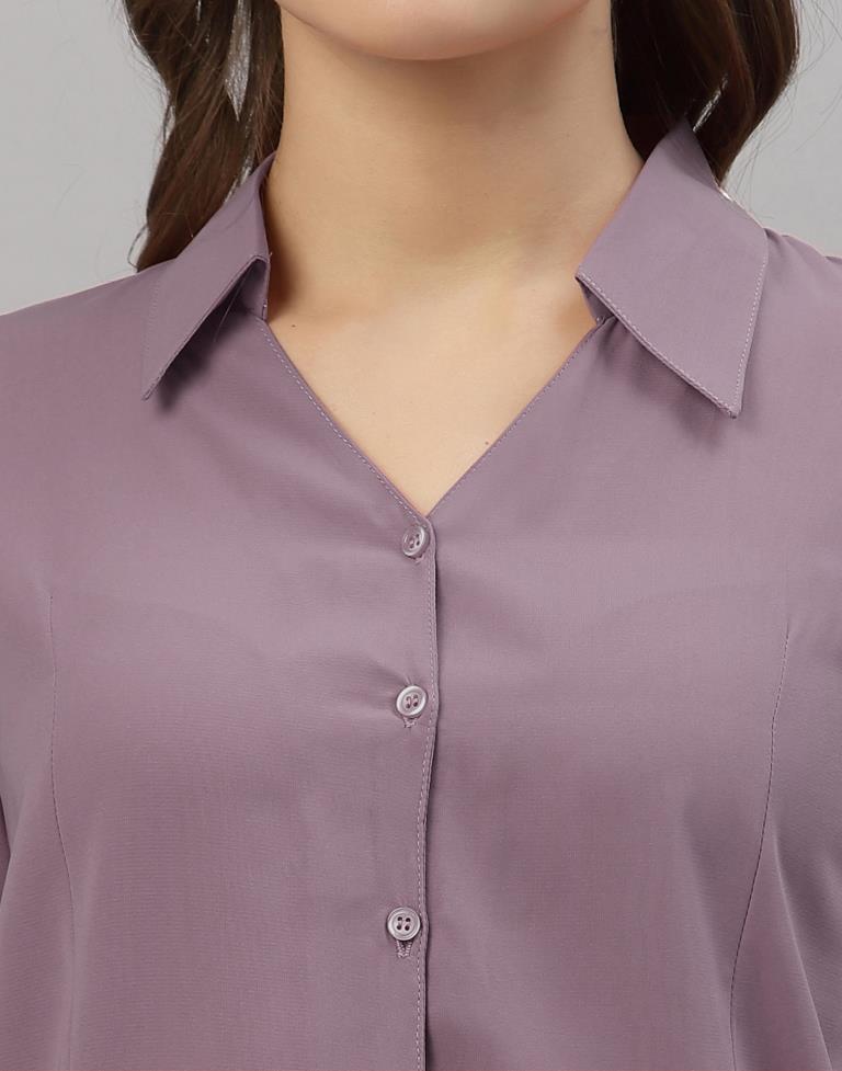 Lavender Casual Shirt