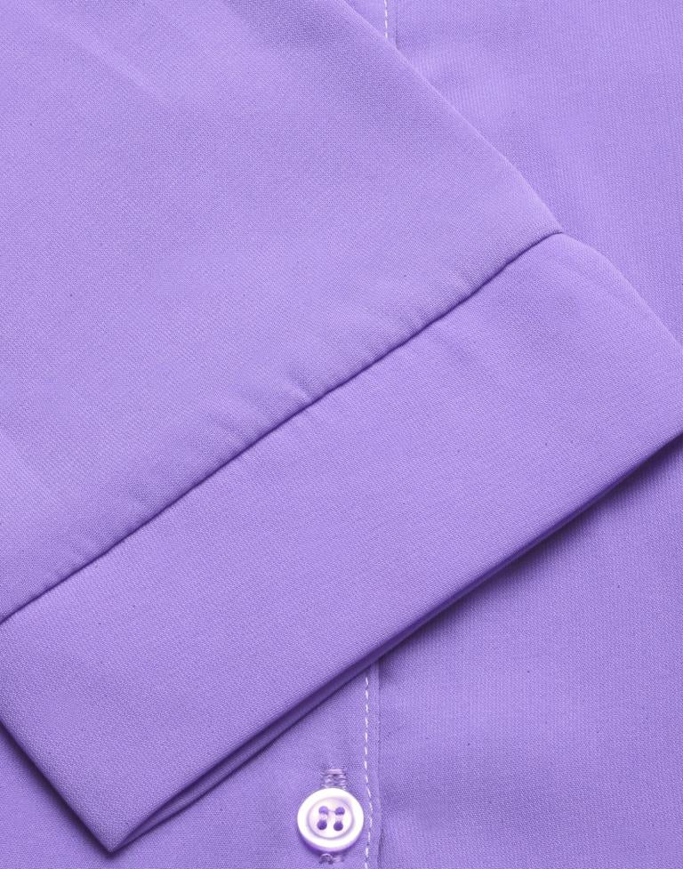 Lavender Casual Shirt