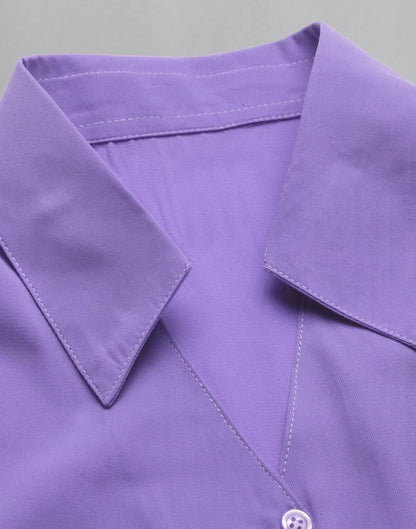 Lavender Casual Shirt