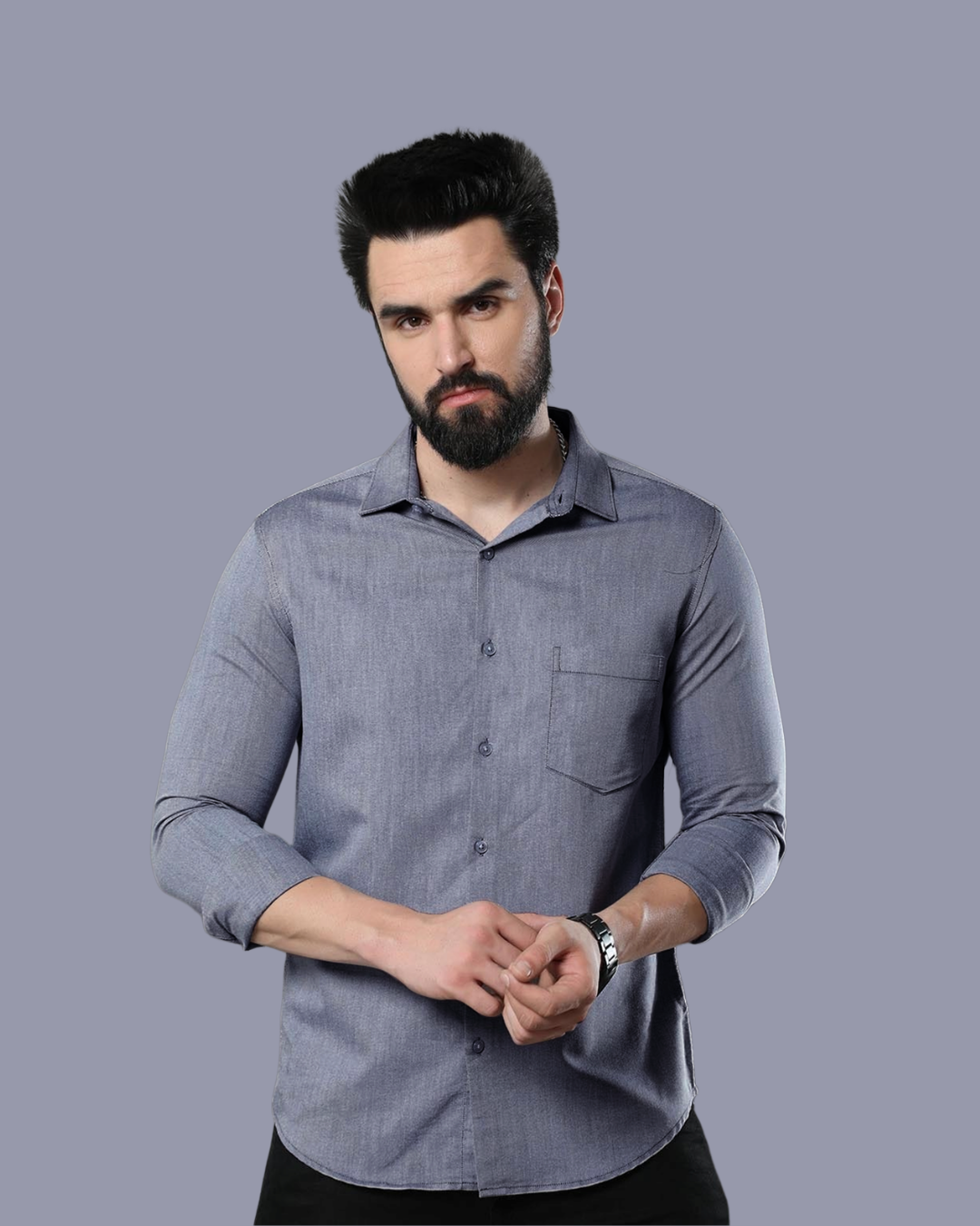 Slate Grey Classic Shirt 