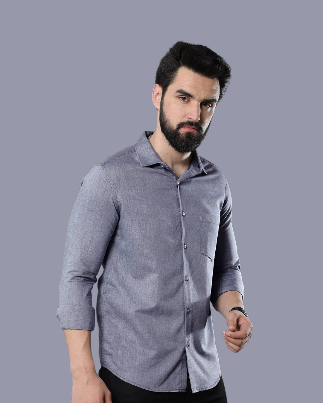 Slate Grey Classic Shirt 