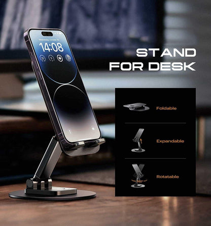 360° Rotating Aluminum Mobile Stand and Tablet - Shopsy