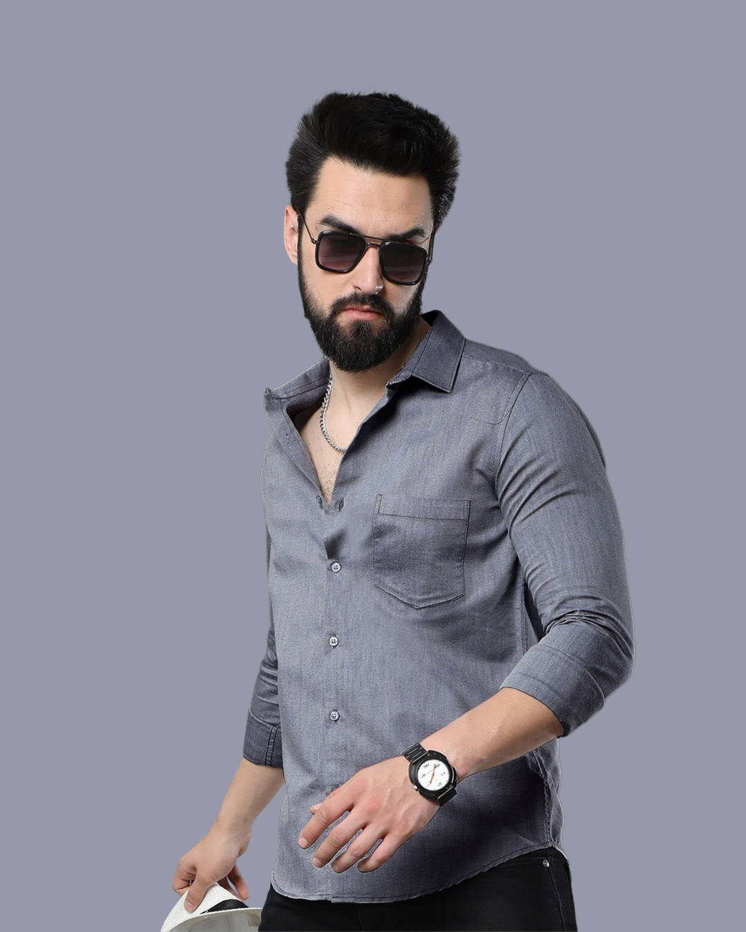 Slate Grey Classic Shirt 