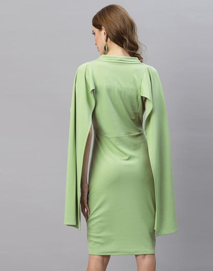 Light Green Wrap Bodycon