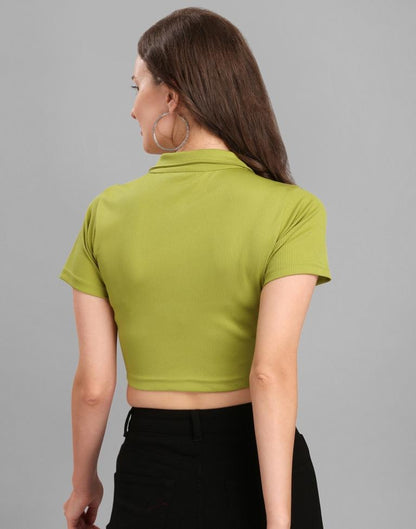 Pear Green Crop Top 