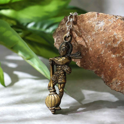 Hanuman Metal Keychain Set (2 Pc Mix Design)