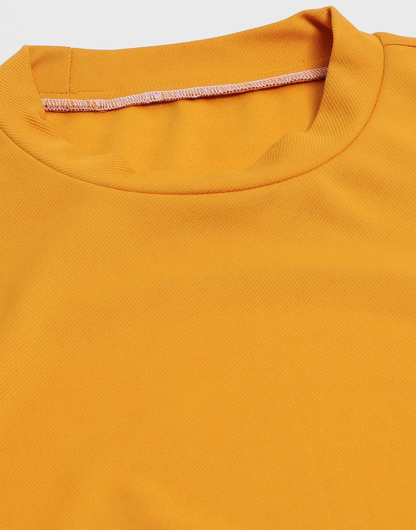 Yellow Wrap around Strings Top 