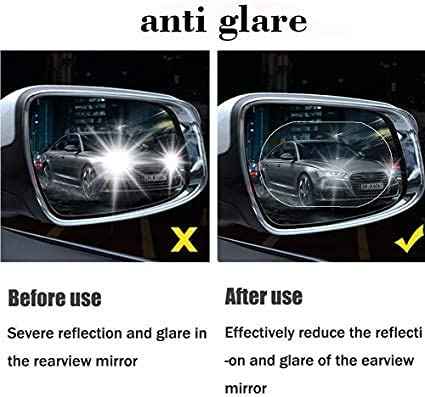 Anti-Fog & Anti-Scratch Rearview Car Mirror Film – HD Clear Protective Sticker for Safe Driving (1 Pc)