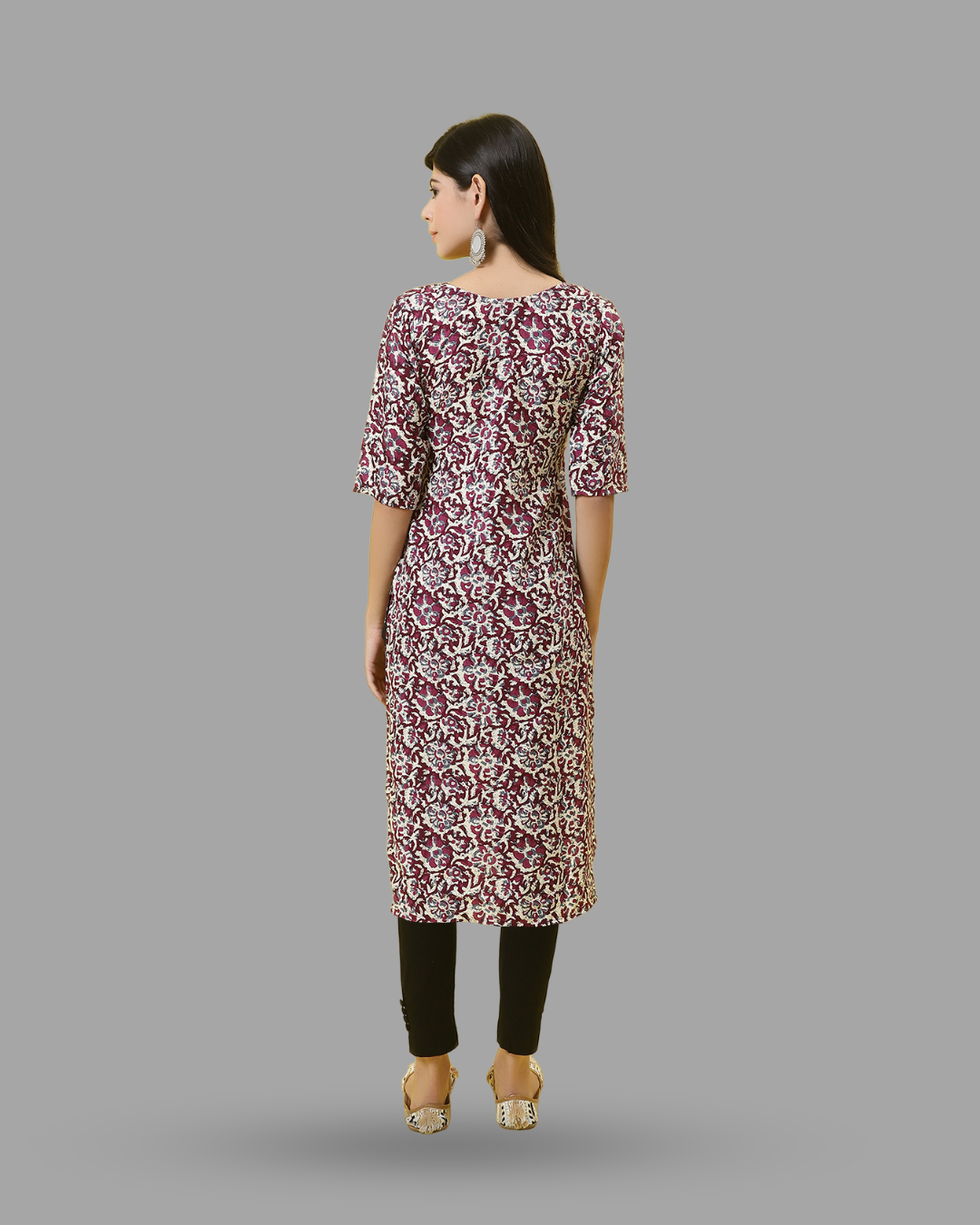 Blush Blossom Printed Kurta 