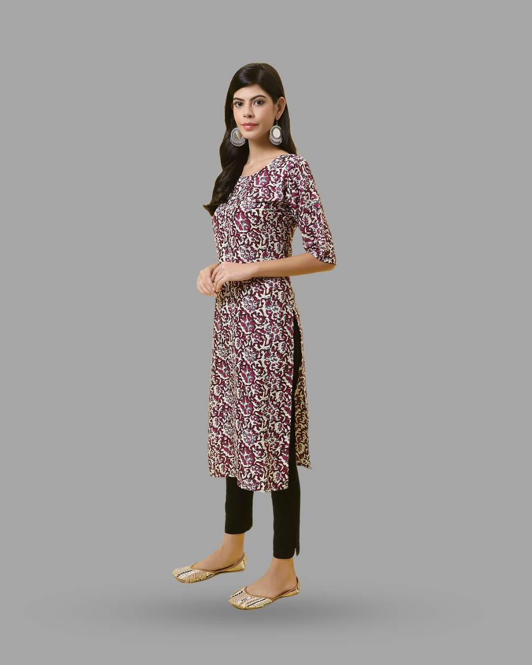 Blush Blossom Printed Kurta 