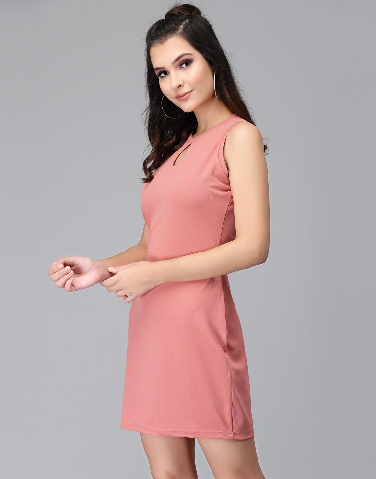 Light Pink Sleevless Bodycon 