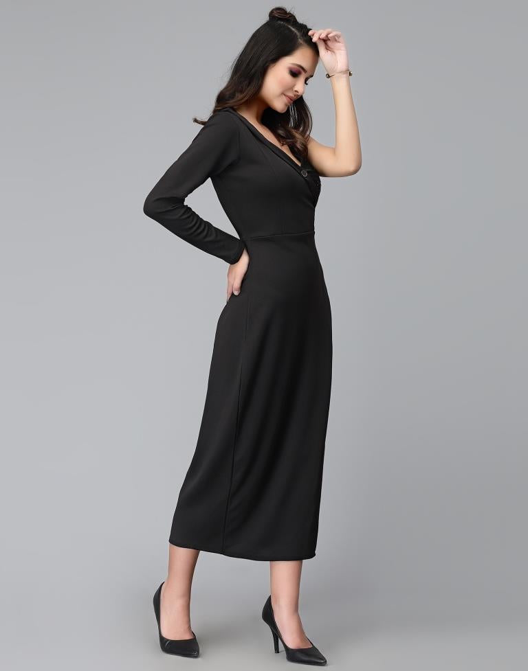 Black Blazerstyle Dress