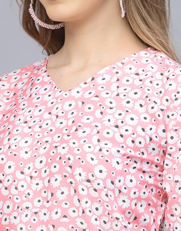 Light Pink Petal Sleeve Top 