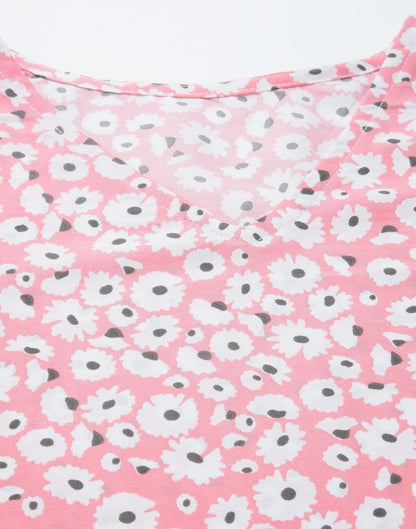 Light Pink Petal Sleeve Top 