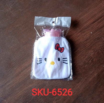 White Hello Kitty Small Hot Water Bag – Pain Relief for Neck, Shoulder, Hand & Feet, Menstrual Cramps Warmer