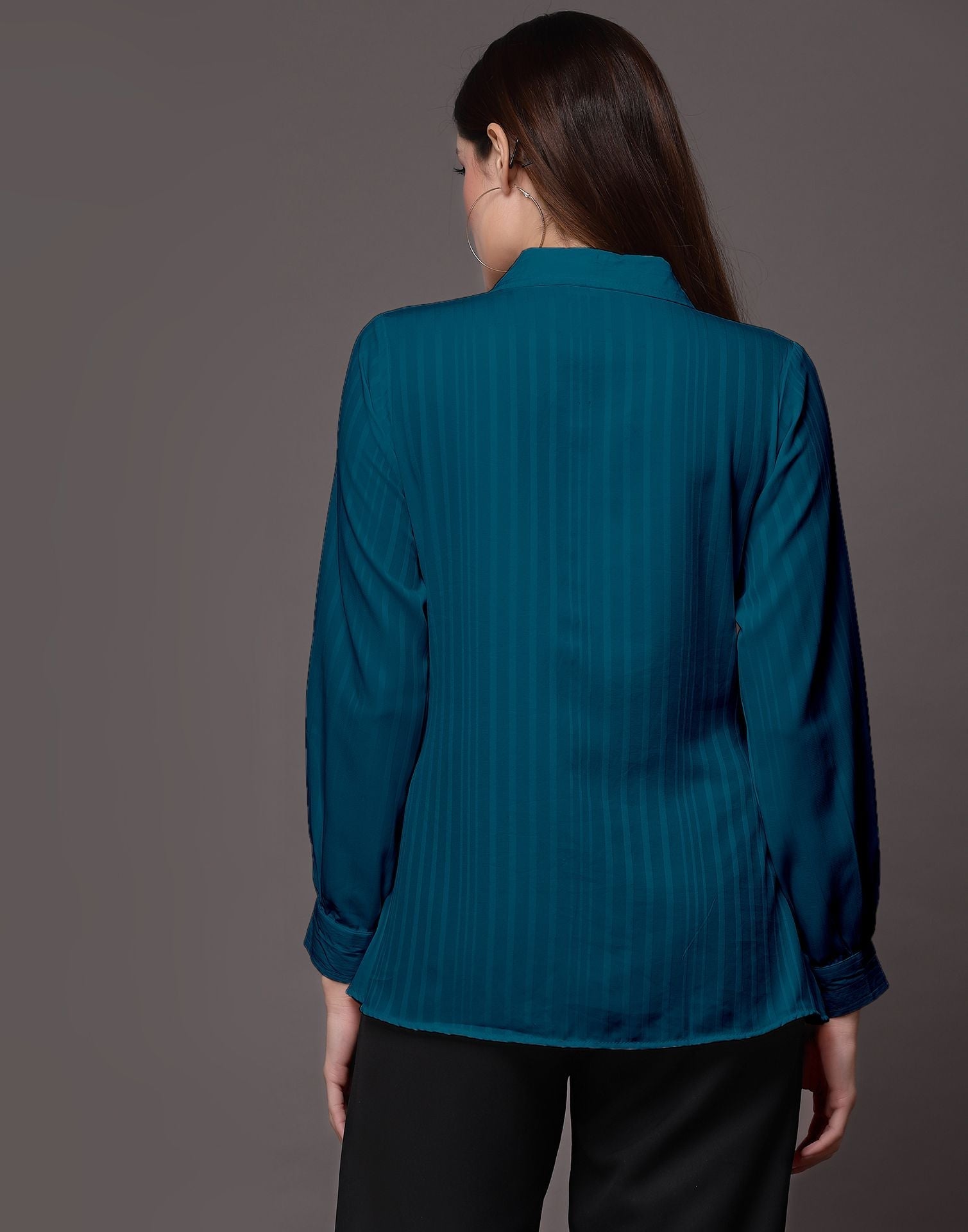 Teal Woven  Shirt 