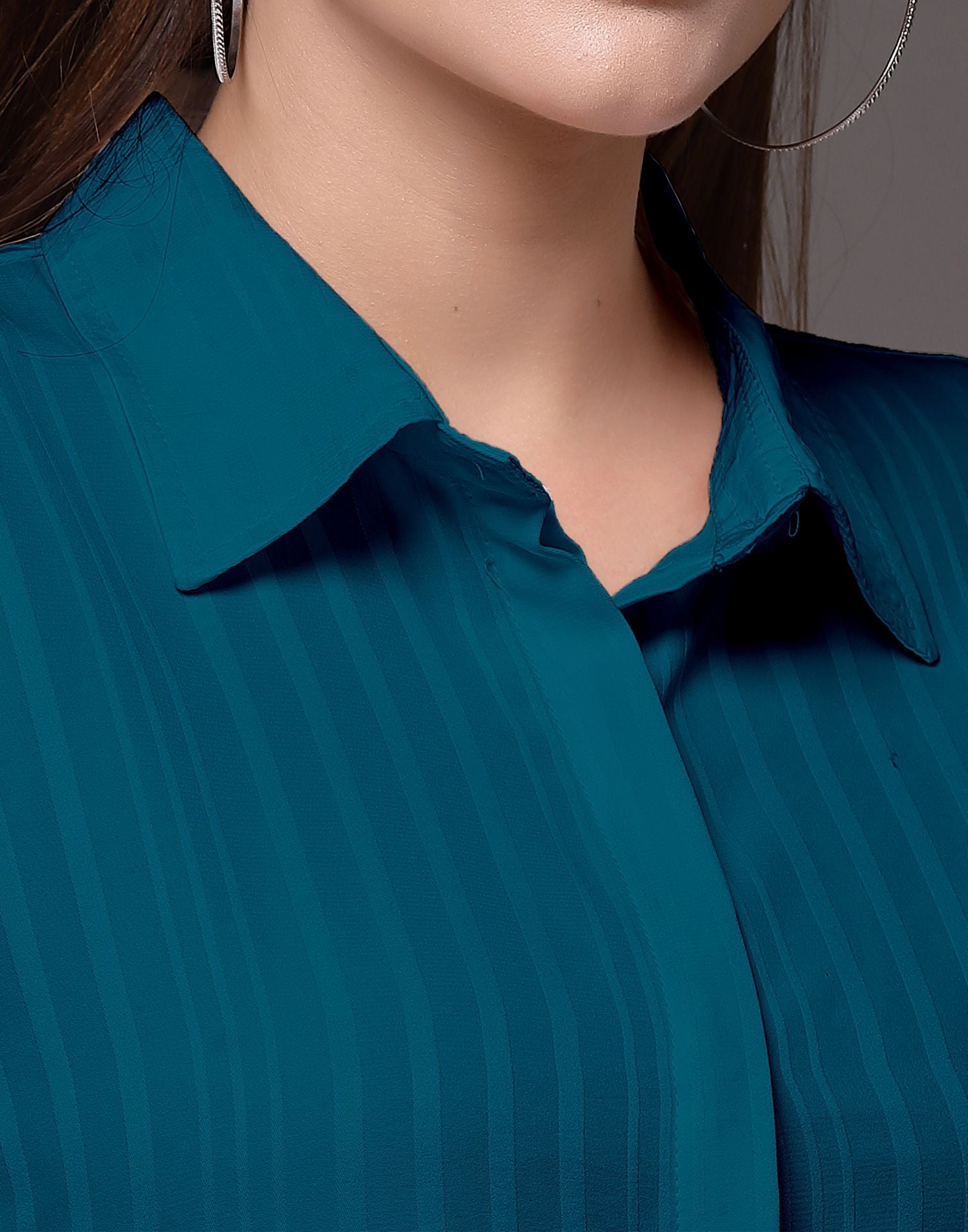 Teal Woven  Shirt 