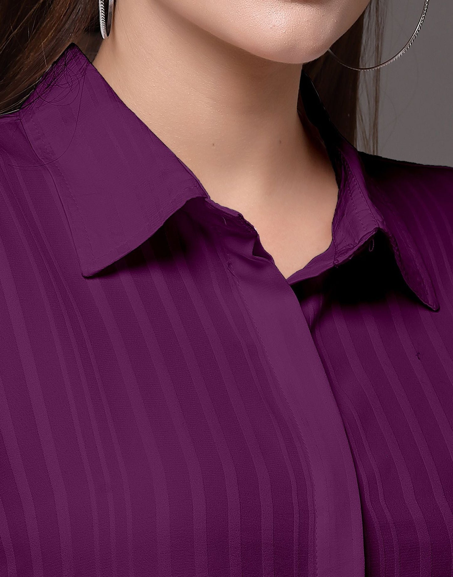 Wine Woven  Shirt 