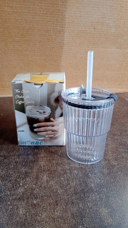 450 ML Monaco Premium Transparent Plastic Cup, Tumbler