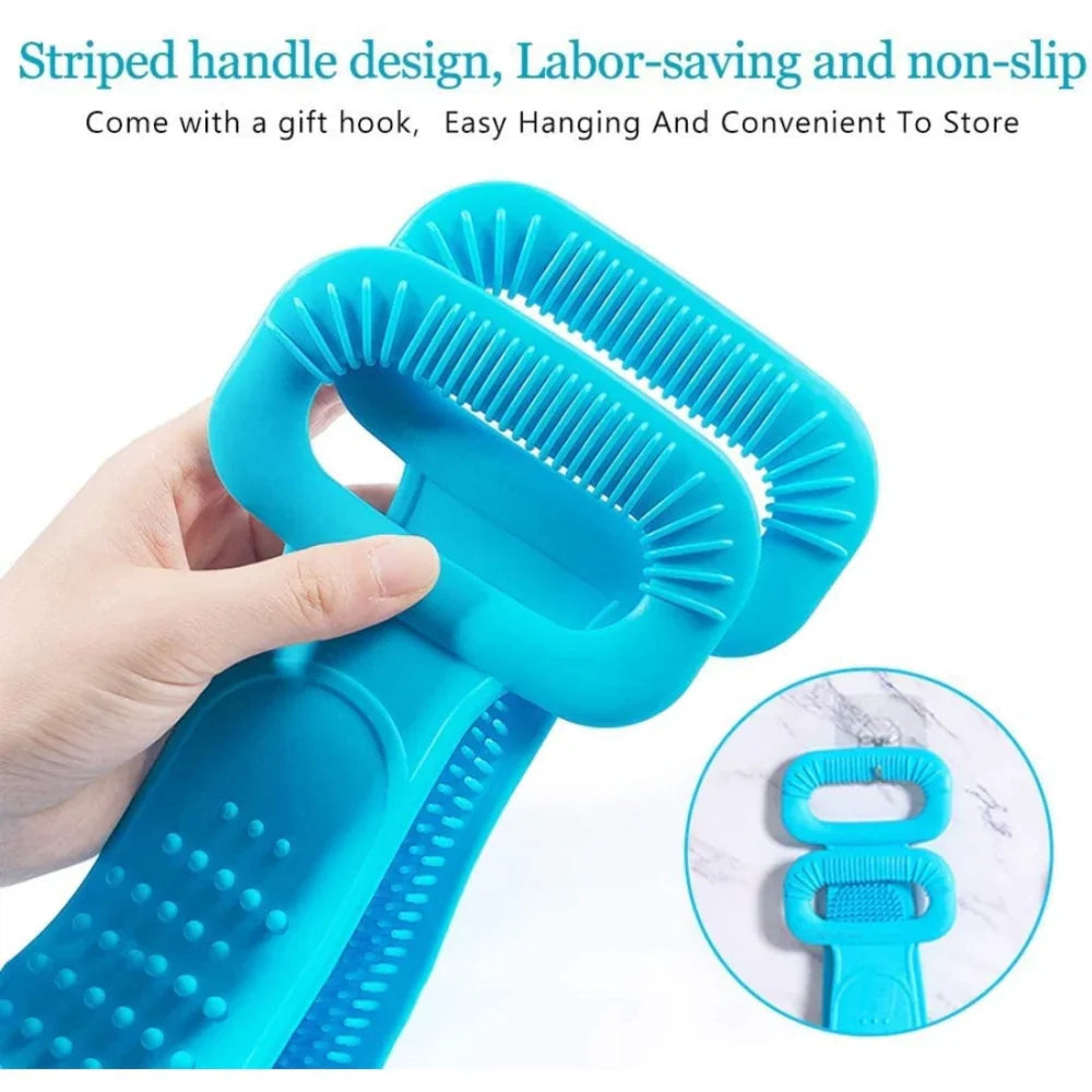 Silicone Body Scrubber Belt (Buy 1 Get 1 Free)