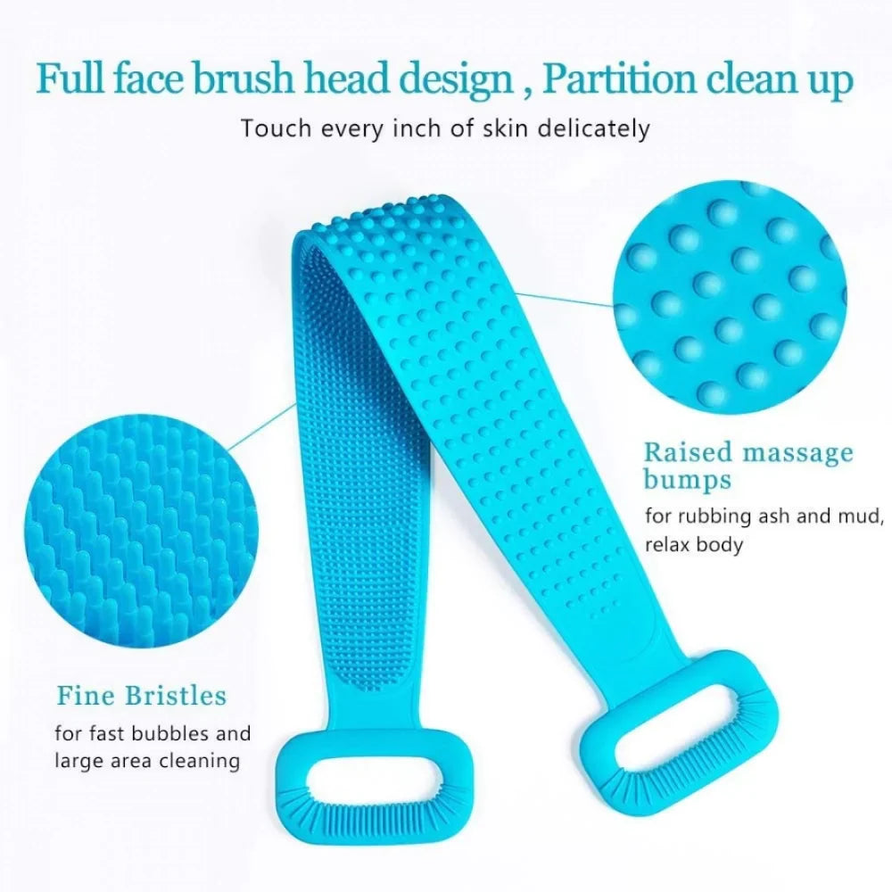 Silicone Body Scrubber Belt (Buy 1 Get 1 Free)