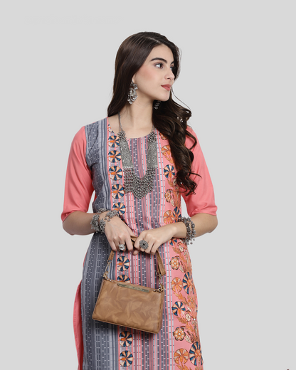 Soft Tones Printed Kurta 