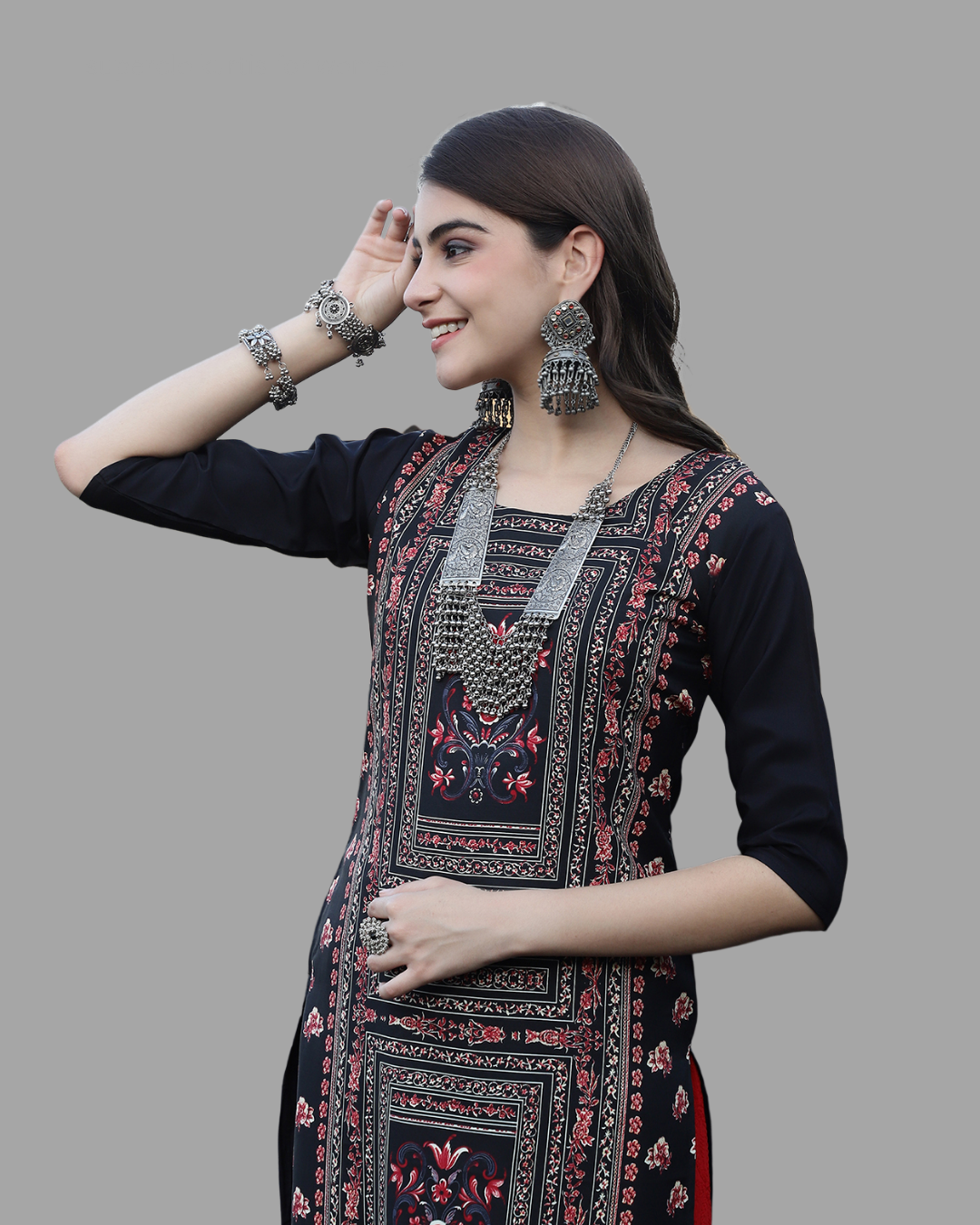 Timeless Style Black Kurta 