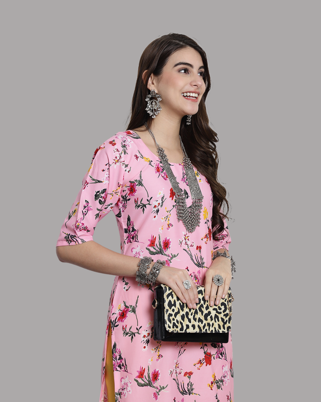 Flower Power Pink Kurta 